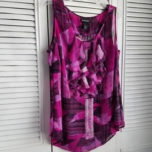 16. Lane Bryant. Ruffle front blouse.